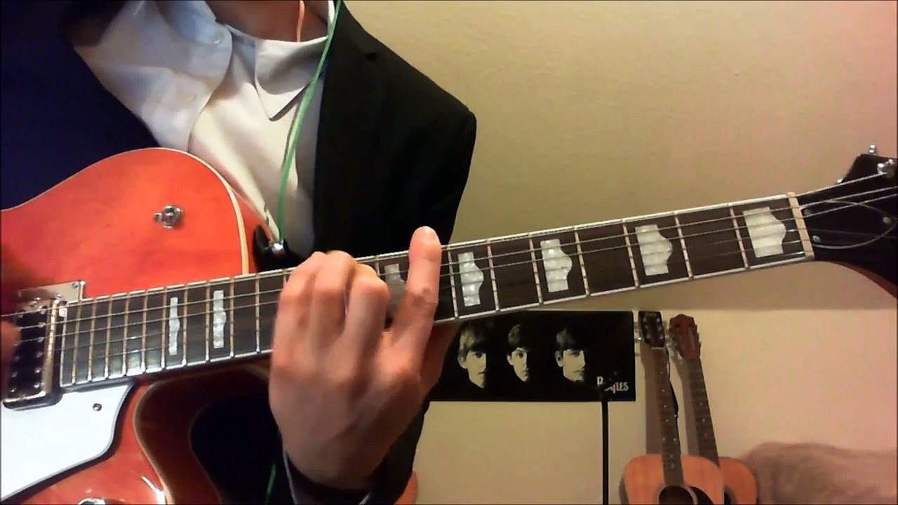 The Beatles - I'm Down Lead Guitar Tutorial & Cover with Tabs