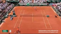 Djokovic first missed Break Point | Djokovic vs Wawrinka Roland Garros Final 2015