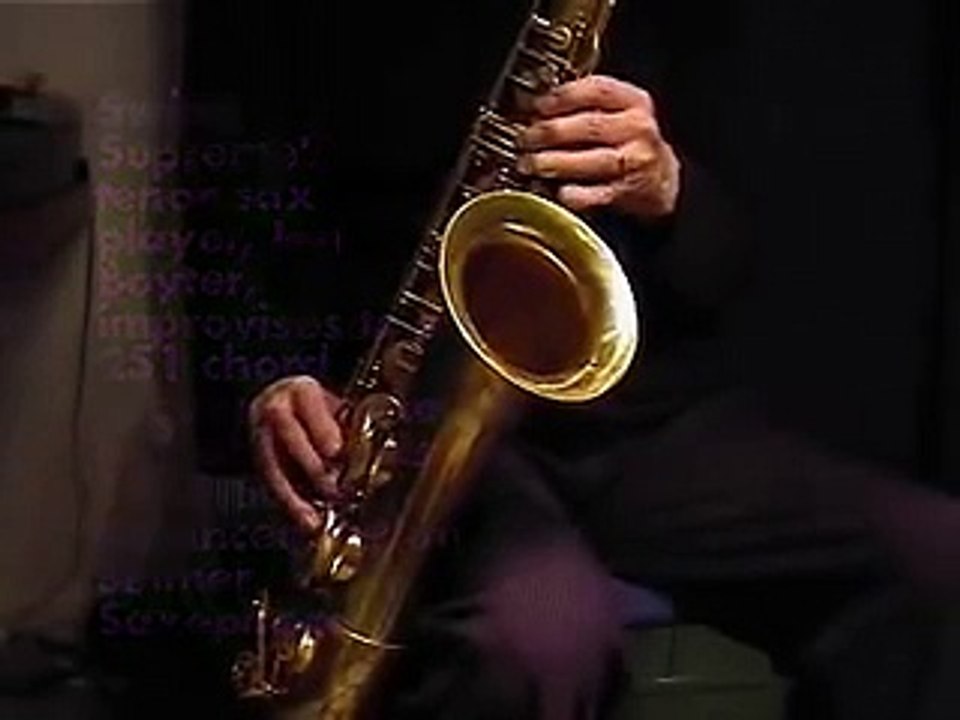 Swing Supreme tenor sax jazz improvisation ii-V-I