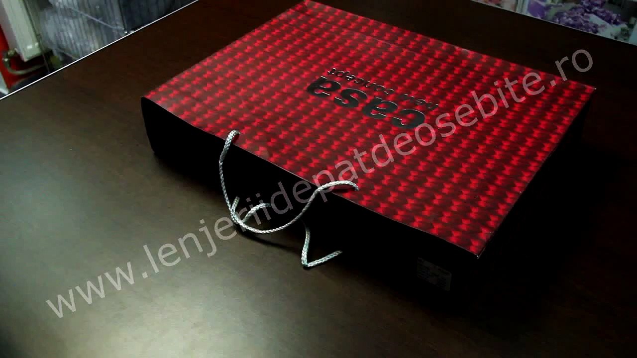 lenjerie dublu satinata cu inimioara