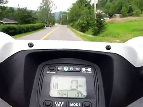 Kawasaki Brute force 750 acceleration and Speed