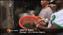www.africareport.com video - Afi's Cuisine, Lagos, Nigeria
