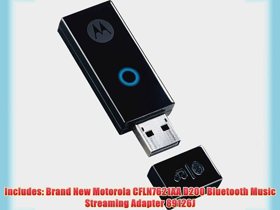 Motorola CFLN7621AA Universal Bluetooth USB Stereo PC Adapter Dongle D200