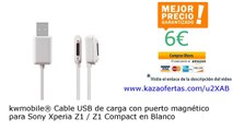 kwmobile® Cable USB de carga con puerto magnético para Sony Xperia Tablet Z2 / Xperia Z1...