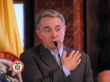 Palabras del Presidente Uribe en la Cancillería (30 jul) Erradicación diplomacia paralela FARC