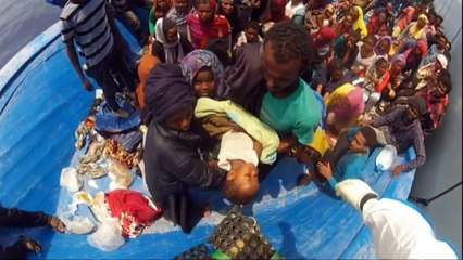 Thousands of migrants rescued in the Mediterranean
