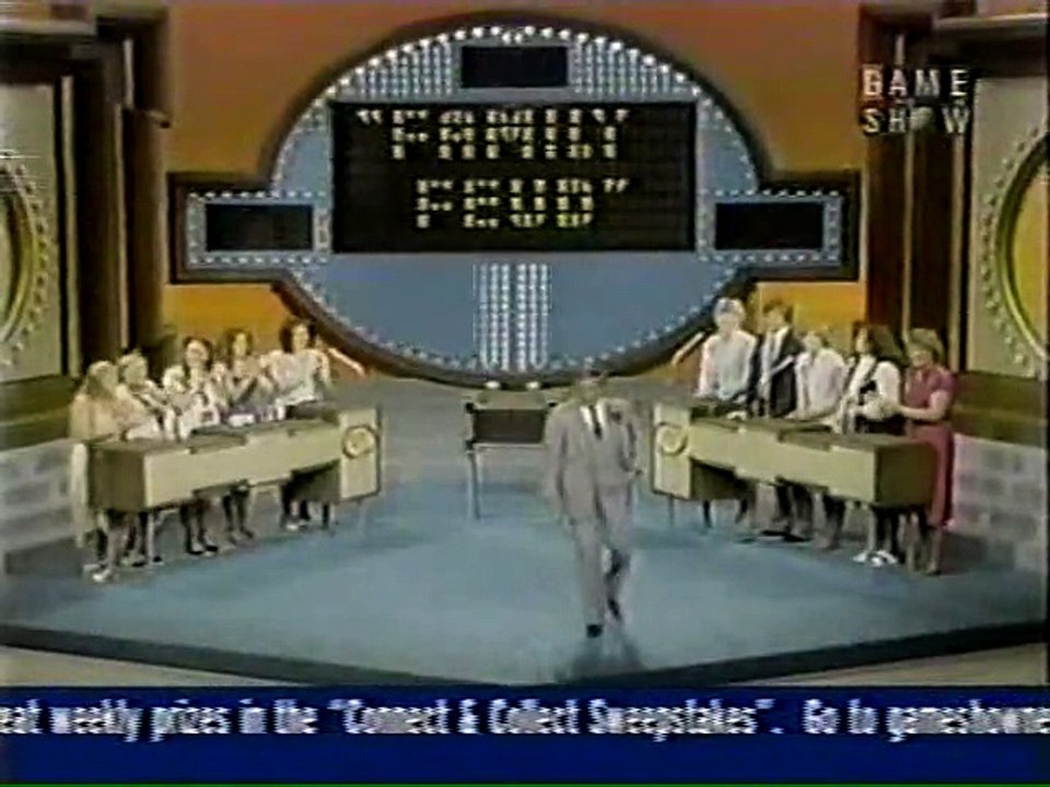 Family Feud ABC Daytime 1981 Richard Dawson Episode 1