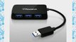ALURATEK 4-Port USB 3.0 SuperSpeed Hub with Attached Cable / AUH2304F /
