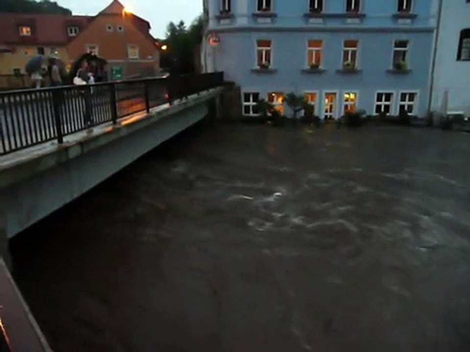 Hochwasser in Bautzen 08.2010