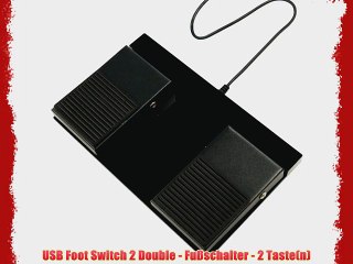 USB Foot Switch 2 Double - Fu?schalter - 2 Taste(n)