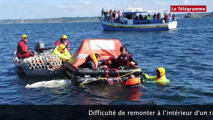 Camaret (29). Démonstration de secours en mer (Le Télégramme)