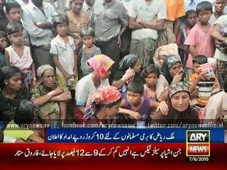Malik Riaz announces Rs 10 crore for Burmese Muslims