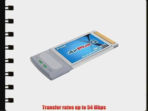 D-Link DWL-G650X Wireless Cardbus Adapter/Mac 802.11g 54 Mbps
