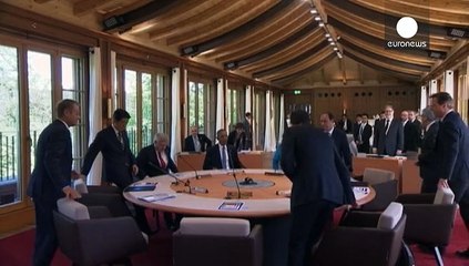 G7 zu Ukraine: Merkel und Obama wollen hart gegenüber Russland bleiben