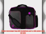 Pindar Messenger Carrying Bag (Purple) for Lenovo IdeaPad Flex 15 15.6 Laptop   Black SumacLife