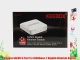Keebox SGE05 5 Port 5 x 1000Base-T Gigabit Ethernet Switch
