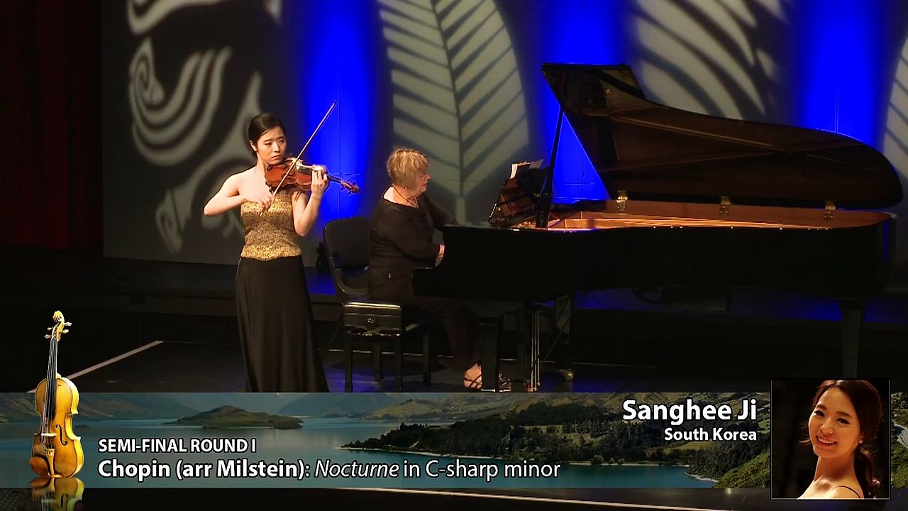 2015 Semi-Final Round I: Competitor #4 Sanghee Ji - Chopin (arr Milstein): Nocturne in C-sharp minor