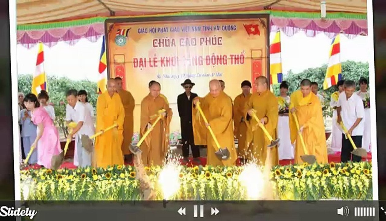 Nhà bạt cùng Hải Dương động thổ xây dựng chùa C...