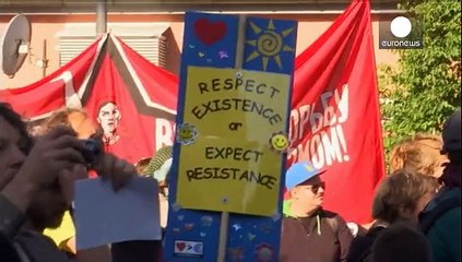 G7 zirvesi yine protesto edildi