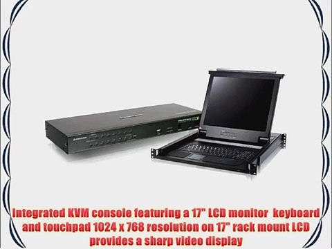IOGear 16-Port PS/2 USB Combo KVM with 17- Inch Rack Mount LCD Bundle (GCL1716)
