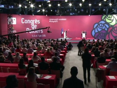 Congrès PS: Cambadélis et Valls vantent le rassemblement