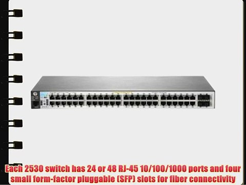 HP 2530 J9772A ProCurve 48 Port Gigabit Switch