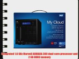 WD My Cloud Expert Series 4 Bay Diskless NAS with Dual Core Processor (WDBWZE0000NBK-NESN)