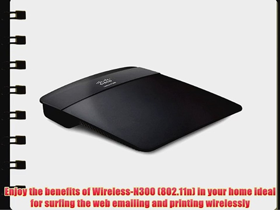 Cisco Linksys E1200 Wireless-N300 Wi-Fi Router With 4 Port Switch