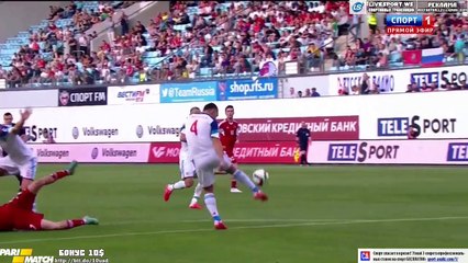 1-1 Syarhey Kislyak Goal | Russia vs Belarus 07.06.2015