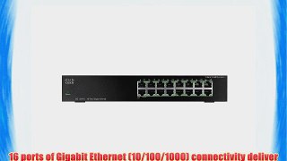 Cisco SR2016T 16-Port Rackmount 10/100/1000 Gigabit Switch