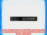 Cisco SR2016T 16-Port Rackmount 10/100/1000 Gigabit Switch