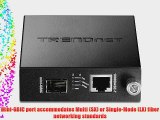 TRENDnet 100/1000Base-T to SFP Media Converter (TFC-1000MGA)