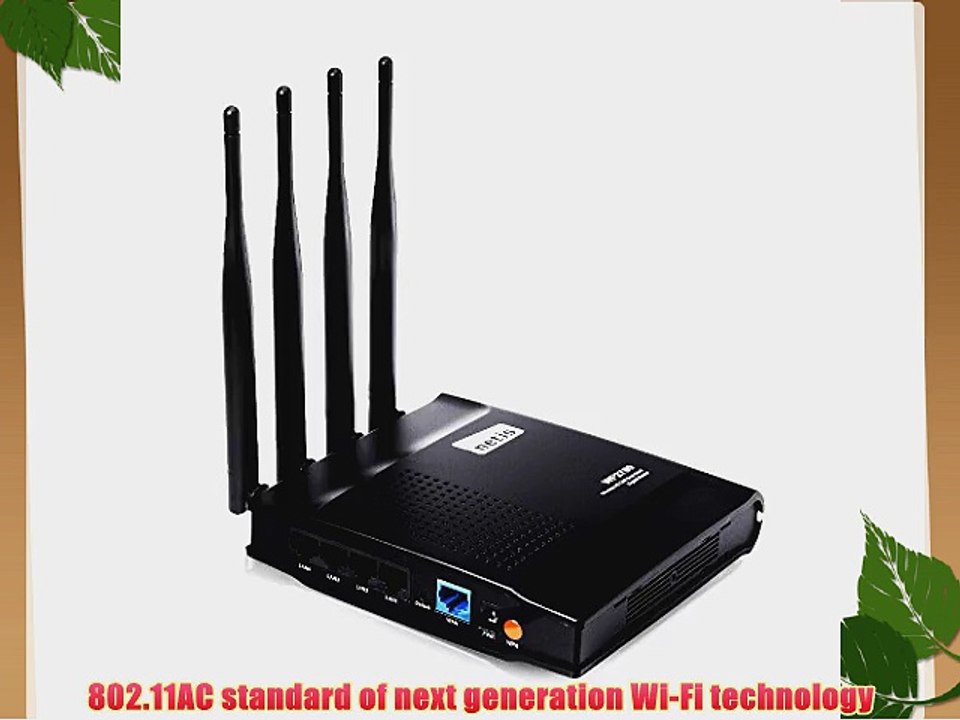 Netis WF2780 Wireless AC1200 Router Access Point And Repeater All in One Advanced QoS WPS Setup