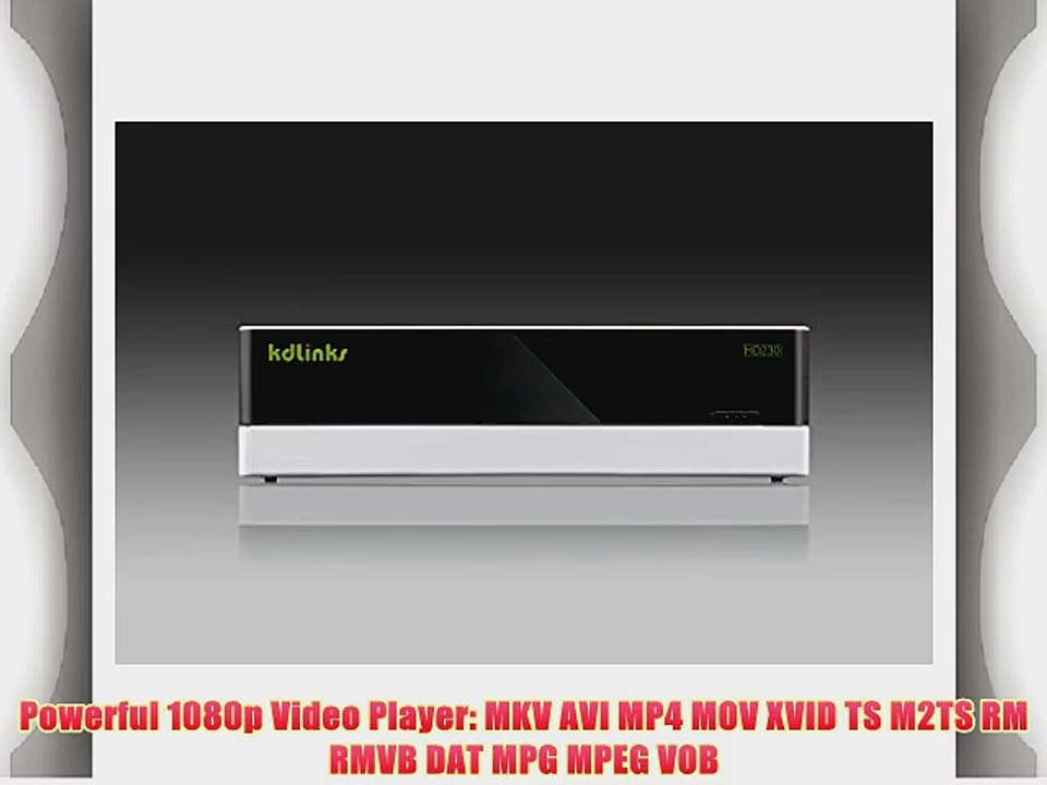 KDLINKS? HD230 Full HD 1080P Multimedia Digital Signage TV Media Player with Gapless Video