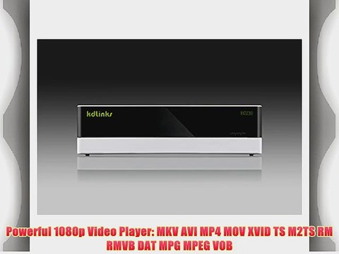 KDLINKS? HD230 Full HD 1080P Multimedia Digital Signage TV Media Player with Gapless Video