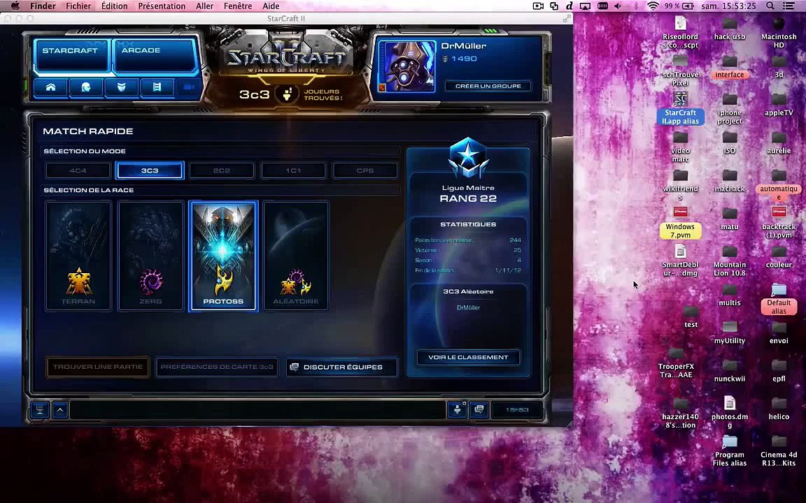 Johny joue pour vous : starcraft 2 3V3 intense