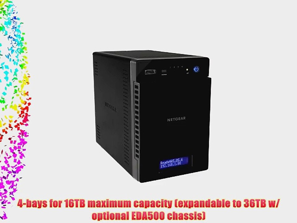 NETGEAR ReadyNAS 300 Series 314 4TB (4 x 1TB) 4-Bay Enterprise Class HD  Network Attached Storage