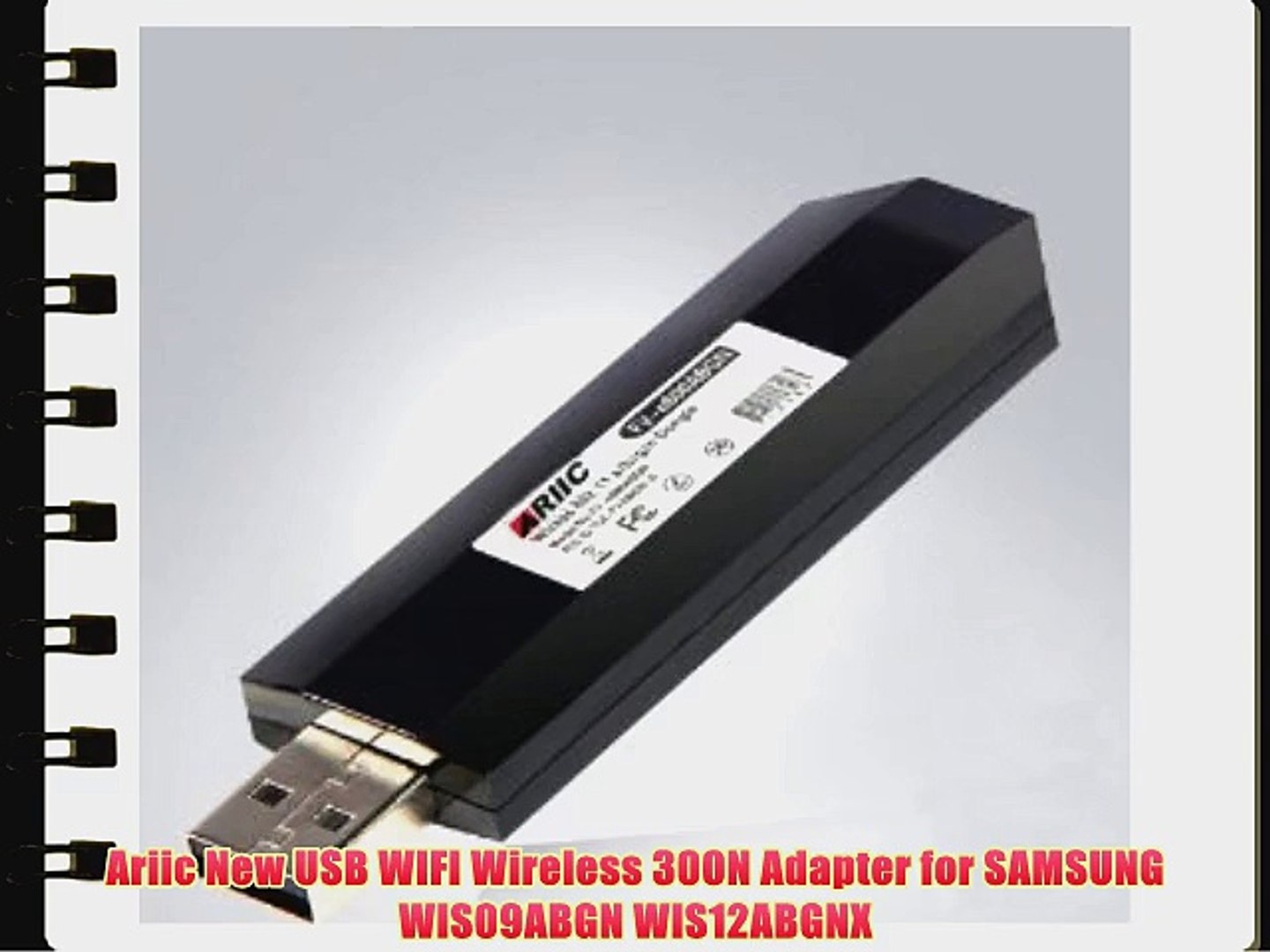 Ariic New USB WIFI Wireless 300N Adapter for SAMSUNG WIS09ABGN WIS12ABGNX -  video Dailymotion