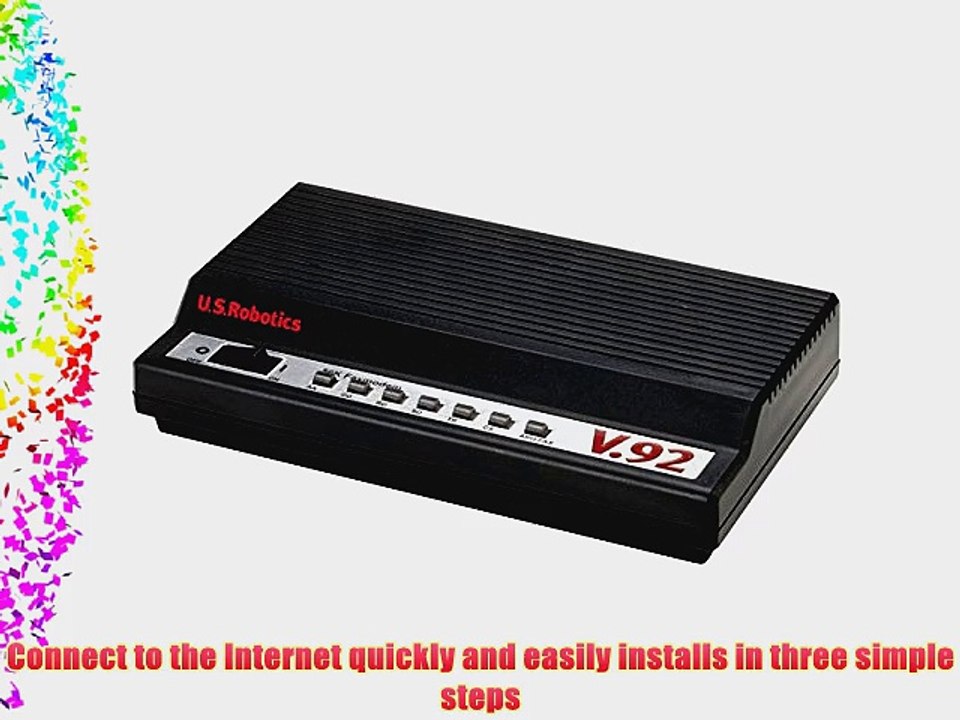 US Robotics V.92 External 56K Faxmodem USR5686E