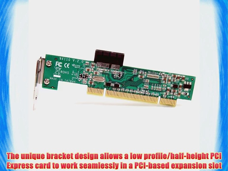 StarTech.com PCI to PCI Express Adapter Card (PCI1PEX1)