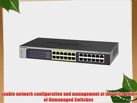 Netgear ProSAFE Plus Gigabit Switch with PoE (JGS524PE-100NAS)