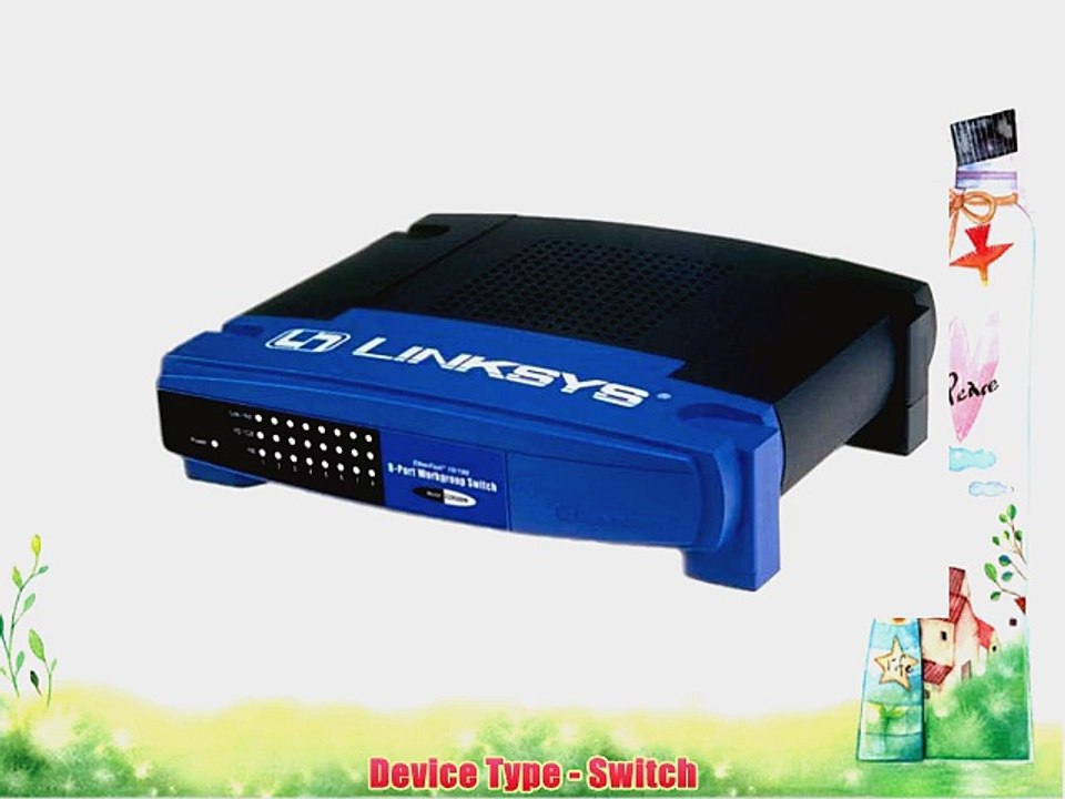 Cisco-Linksys  EZXS88W EtherFast 10/100 8-Port Workgroup Switch