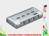 Tripp Lite 4-Port USB 2.0 Hi-Speed Printer / Peripheral Sharing Switch (U215-004-R)