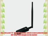 1000mW 1W 802.11g/n High Gain USB Wireless G / N Long-Rang WiFi Network Adapter - Dongle With