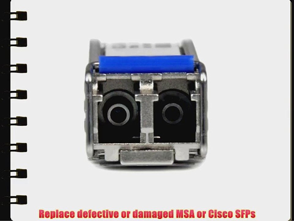 StarTech.com Gigabit Fiber SFP Transceiver Module SM LC 10km Mini-GBIC with 1310nm 1000Base-LH