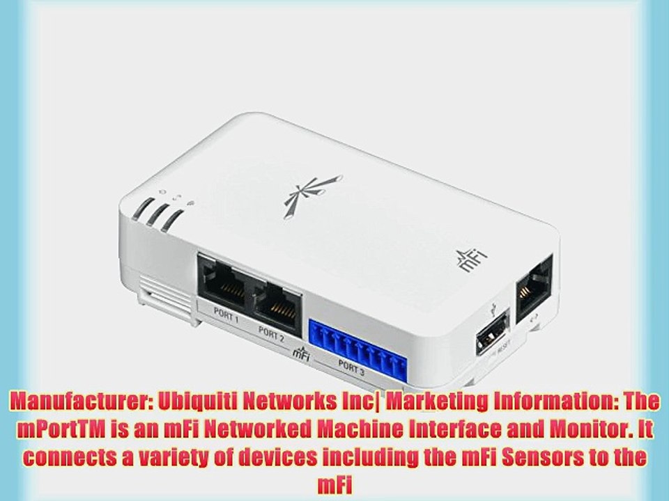 mPort IP Gateway Device for mFi Networks