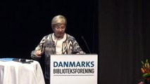 Kulturminister Marianne Jelved taler på DBs årsmøde 2013