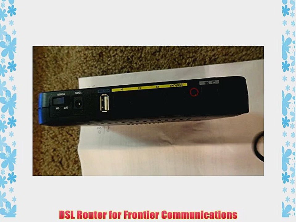 Netgear 7550 DSL Modem/router Combo Wireless Adsl2  Frontier B90-755044-15 4port