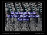 Components of a Sound Reinforcement System