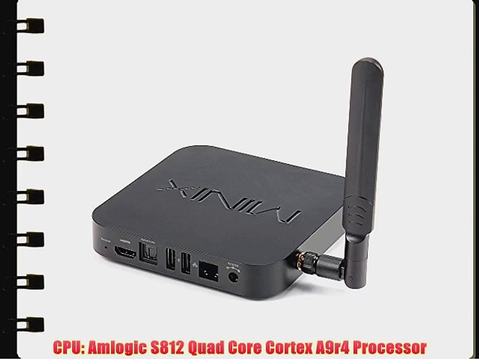 MINIX NEO X8-H Plus (X8-H Plus) Amlogic S812 Quad Core Android 4.4 Mini TV Box HDMI HDD Player
